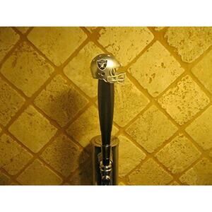 Beer Tap Handle NFL Raiders Brew Football Oakland Keg Kegerator Knob